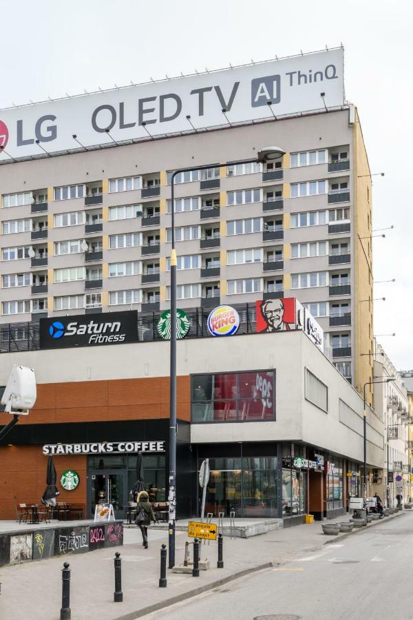 Apartament Widok Centrum Varsóvia Exterior foto