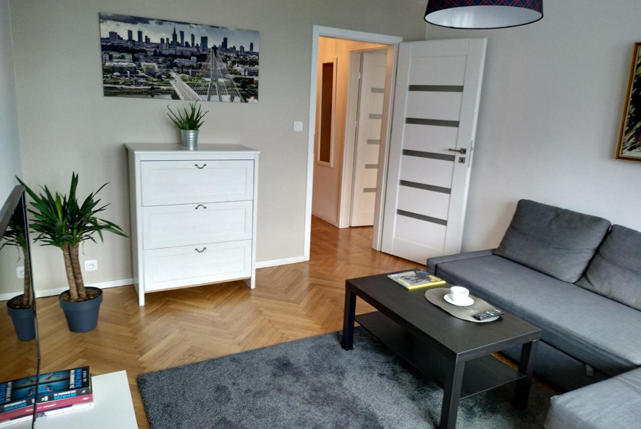 Apartament Widok Centrum Varsóvia Exterior foto